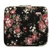 kayond Water-Resistant Canvas 13.3 Inch Laptop Sleeve-Black C Rose view 2