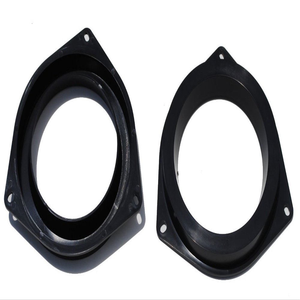 Custom Install Parts 6.5" Plastic Black Speaker Adapter Compatible with Toyota - Select Models -