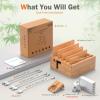 Pezin & Hulin Bamboo Charging Station for Multiple Devices with 5-Port HUB view 4