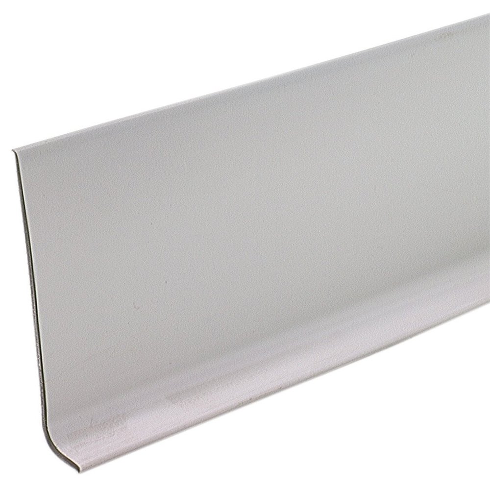 4-Inch x 4-Ft. Silver Gray Vinyl Wall Base