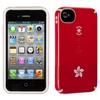 Speck SPK-A1397 Limited Edition iPhone 4S CandyShell Case, Hong Kong Flag - 1 Pack - Carrying Case - Red/White view 2