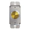 Quorum International 4-Speed Rotary Wall Control | White Finish | Fan Speed and Power Control | Includes Gold & Silver Knobs | Compatible with Most Quorum Ceiling Fans | 7-1197-0 view 2