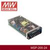 Enclosed Type 201.6W 24V 8.4A MSP-200-24 AC-DC SMPS MSP-200 Series Switching Power Supply view 2