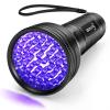 ESCO LITE UV Flashlight Black Light, 51 LED 395 nM Ultraviolet Blacklight Detector for Dog Urine, Pet Stains and Bed Bug view 1
