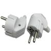 Toptekits (2 Pack) EU Europe 16A Schuko French Korea 4.8mm Pin DIY Rewireable Plug Max AC250V, White, Type F Connector, CE Certified view 3