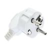 Toptekits (2 Pack) EU Europe 16A Schuko French Korea 4.8mm Pin DIY Rewireable Plug Max AC250V, White, Type F Connector, CE Certified view 4