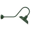 Cocoweb 16" Vintage Gooseneck Barn Light with Urban Arm in Green view 1