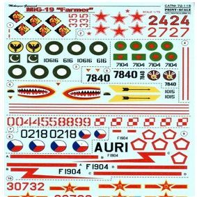 MIG 19 Farmer Print Scale 72-115