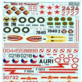 MIG 19 Farmer Print Scale 72-115