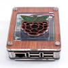 C4Labs - Zebra Fan Inlay Case (Wood) ~ for Raspberry Pi 4B, 3B+, 3, Pi 2 view 4