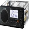 Sangean All in One AM/FM Alarm Clock Radio with Large Easy to Read Backlit LCD Display (Clear) view 2