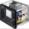 Sangean All in One AM/FM Alarm Clock Radio with Large Easy to Read Backlit LCD Display (Clear) view 3