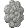 Ekena Millwork ROS05X05BO Brontes Round Rosette, 5"OD x 5/8"P, Primed view 2