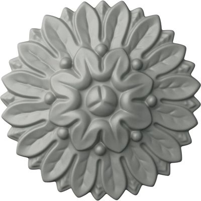 Ekena Millwork ROS06X06CH 6-Inch Od X 1 1/8-Inch P Chesterfield Rosette, Factory primed and ready for paint