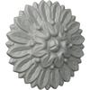 Ekena Millwork ROS06X06CH 6-Inch Od X 1 1/8-Inch P Chesterfield Rosette, Factory primed and ready for paint view 2