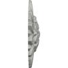 Ekena Millwork ROS06X06CH 6-Inch Od X 1 1/8-Inch P Chesterfield Rosette, Factory primed and ready for paint view 3