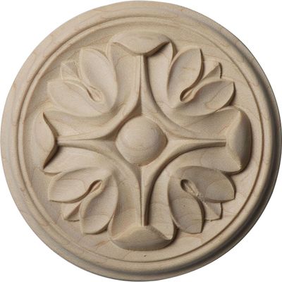 Ekena Millwork ROS03X03RAAL Raymond Round Rosette, Alder