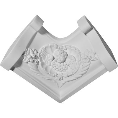 Endurathane Inside Corner for Traditional Smooth Crown Moulding, 3 3/4"H x 3 3/4"P, Factory Primed