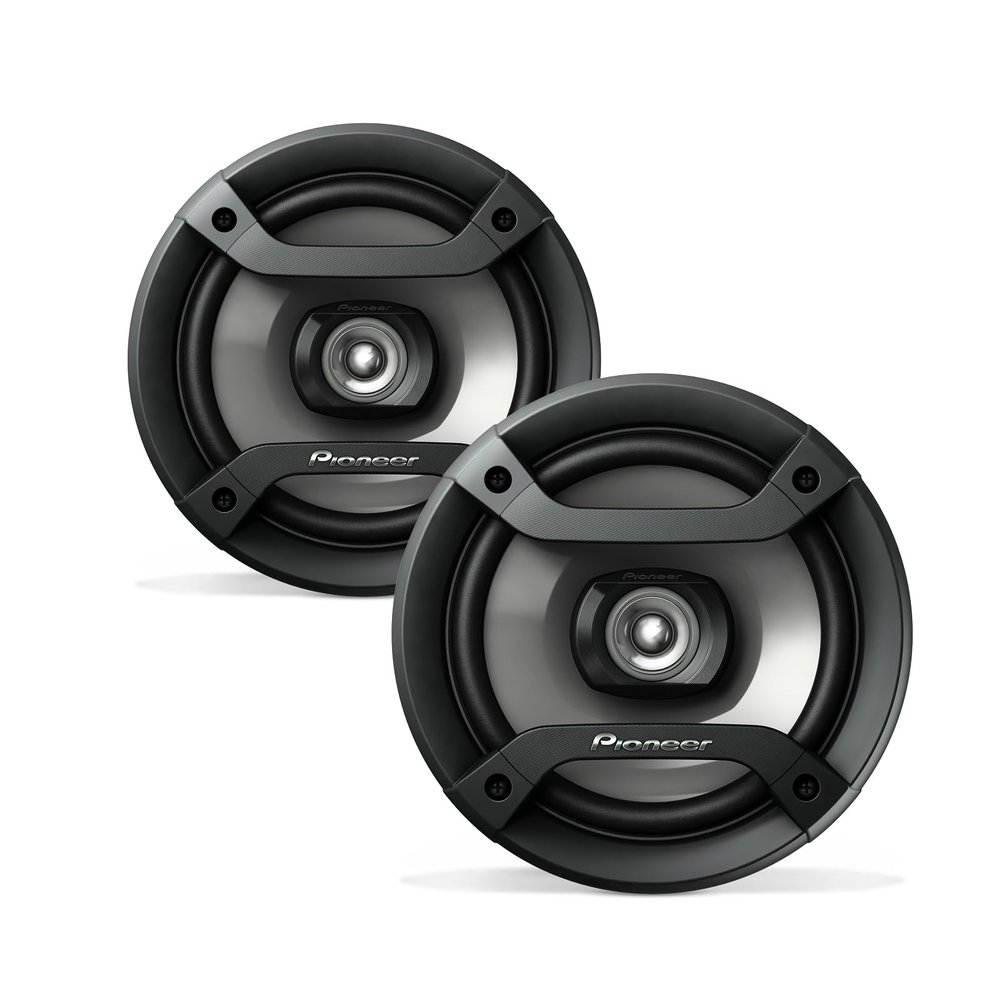 PIONEER F-Series TS-F1634R 6.5 2-Way Speakers (Pair)  200W Max, Balanced Sound + Smooth Treble, Great Stock Replacement, High-Efficiency Speaker Designed for OEM Power