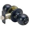 Designers Impressions Ashland Design Black Privacy Door Knob (Bed and Bath) view 1