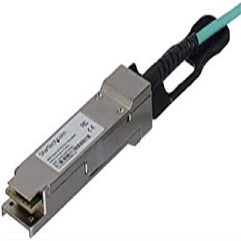 StarTech.com MSA Uncoded Compatible 10m/32.8ft 40G QSFP+ to QSFP+ AOC Cable - 40 GbE QSFP+ Active Optical Fiber - 40 Gbps QSFP Plus/Transceiver Module Cable (QSFP40GAO10M)