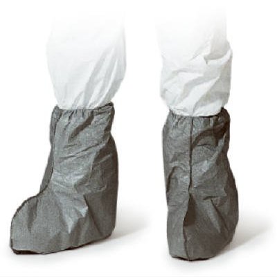Dupont Personal Protection FC454SGYXX0100 00 Boot Covers, Skid-Resistant, Gray, One Size, 100-Pk. - Quantity 1