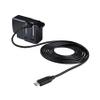 Tiny Compact/Foldable Wall Charger with Attached 3 ft USB-C Cable, Compatible with Android/Samsung Galaxy Models, iPad Pro Tablets, and Other USB-C Devices view 1