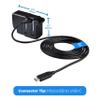 Tiny Compact/Foldable Wall Charger with Attached 3 ft USB-C Cable, Compatible with Android/Samsung Galaxy Models, iPad Pro Tablets, and Other USB-C Devices view 2