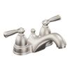 MOEN WS84912SRN Handle Bath Faucet, Nickel view 1