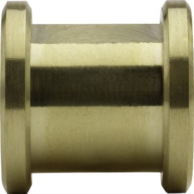 Kupo Round Stud Solid Brass Baby Stud with 3/8"-16 Female and 1/4"-20 Female Threads for Attaching Lights, Cameras, and Accessories to Clamps, Arms, and Studio Rigging Systems (KG001112)