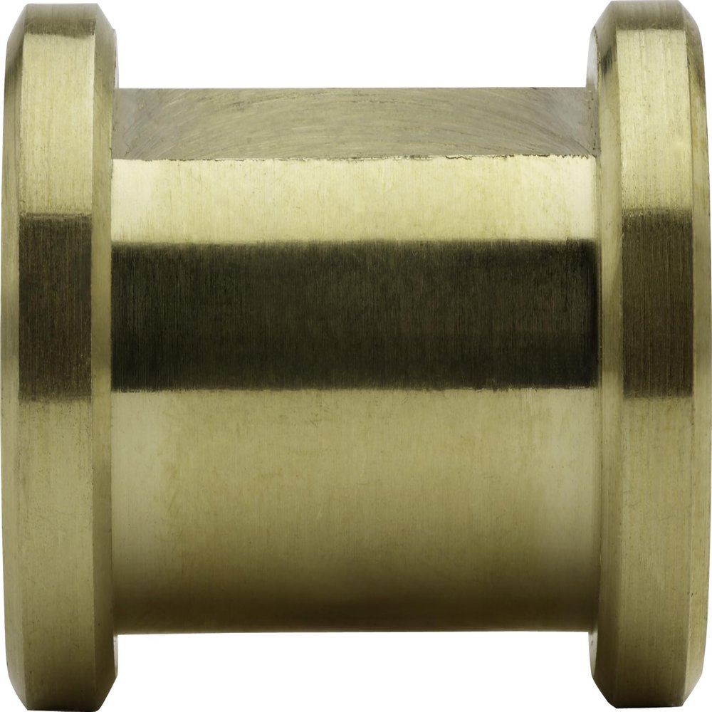 Kupo Round Stud Solid Brass Baby Stud with 3/8"-16 Female and 1/4"-20 Female Threads for Attaching Lights, Cameras, and Accessories to Clamps, Arms, and Studio Rigging Systems (KG001112)