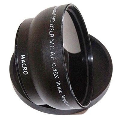 for Olympus E-620 E-520 E-420 Pro HD Wide Angle with Macro Lens (58mm Compatible)
