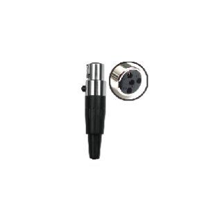 JK 4 Pin Mini XLR Ta4f Female Connector for Pro Microphones