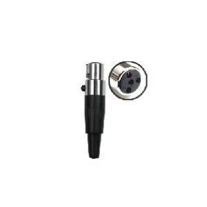 JK 4 Pin Mini XLR Ta4f Female Connector for Pro Microphones