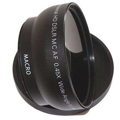 Wide Angle with Macro Lens (Pro HD) for Samsung NX2000 NX1000 (for 18-55mm Lens) (58mm Compatible)