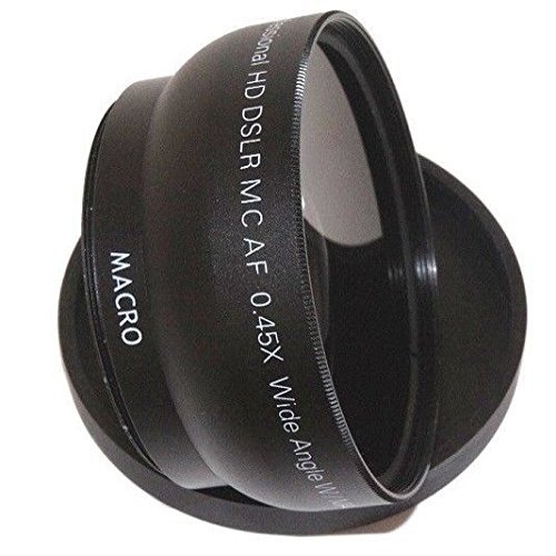 Wide Angle with Macro Lens (Pro HD) for Samsung NX2000 NX1000 (for 18-55mm Lens) (58mm Compatible)
