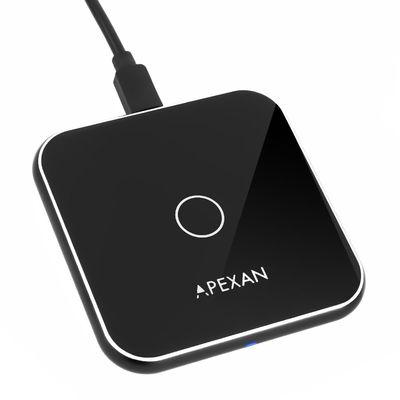 Apexan Ultimate Wireless Charger Compatible for Apple iPhone 14, 13, 12, 11, Pro, Pro Max, XS/Xs Max/X/XR / 8/8+ and Fully Supports All Qi Cell Phones | Qi Fast Wireless Charging Pad (Space Grey)