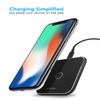 Apexan Ultimate Wireless Charger Compatible for Apple iPhone 14, 13, 12, 11, Pro, Pro Max, XS/Xs Max/X/XR / 8/8+ and Fully Supports All Qi Cell Phones | Qi Fast Wireless Charging Pad (Space Grey) view 2