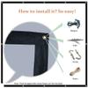 180 Inch Outdoor Projector Screen, WRLSUN HD 16:9 Large Folding Portable Home Theater Movie Screen for Camping/Office/Party/Double Sided Projection view 3