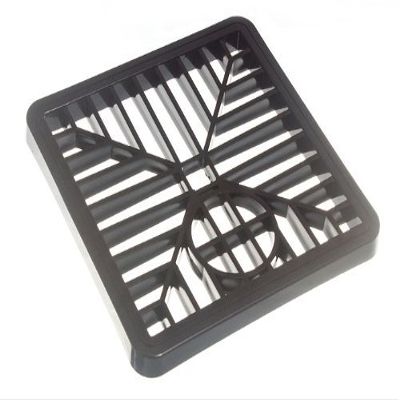 GULLEY GRID DRAIN COVER LID BLACK PVC 6 INCH 150MM SQUARE (pack of 4)