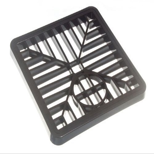 GULLEY GRID DRAIN COVER LID BLACK PVC 6 INCH 150MM SQUARE (pack of 4)
