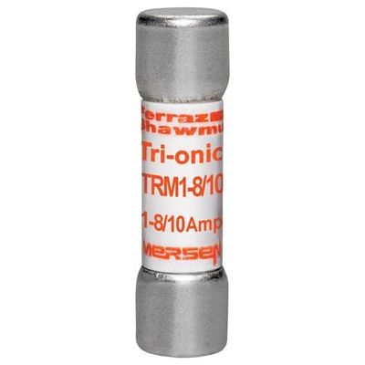Ferraz/Shamwut/Mersen TRM-1-8/10, 1.8Amp (1.8A) 250V Slow Blow Midget Cartridge Fuse