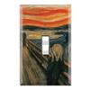 Graphics Wallplates - The Scream by Edvard Munch - Single Toggle Wall Plate Cover view 1