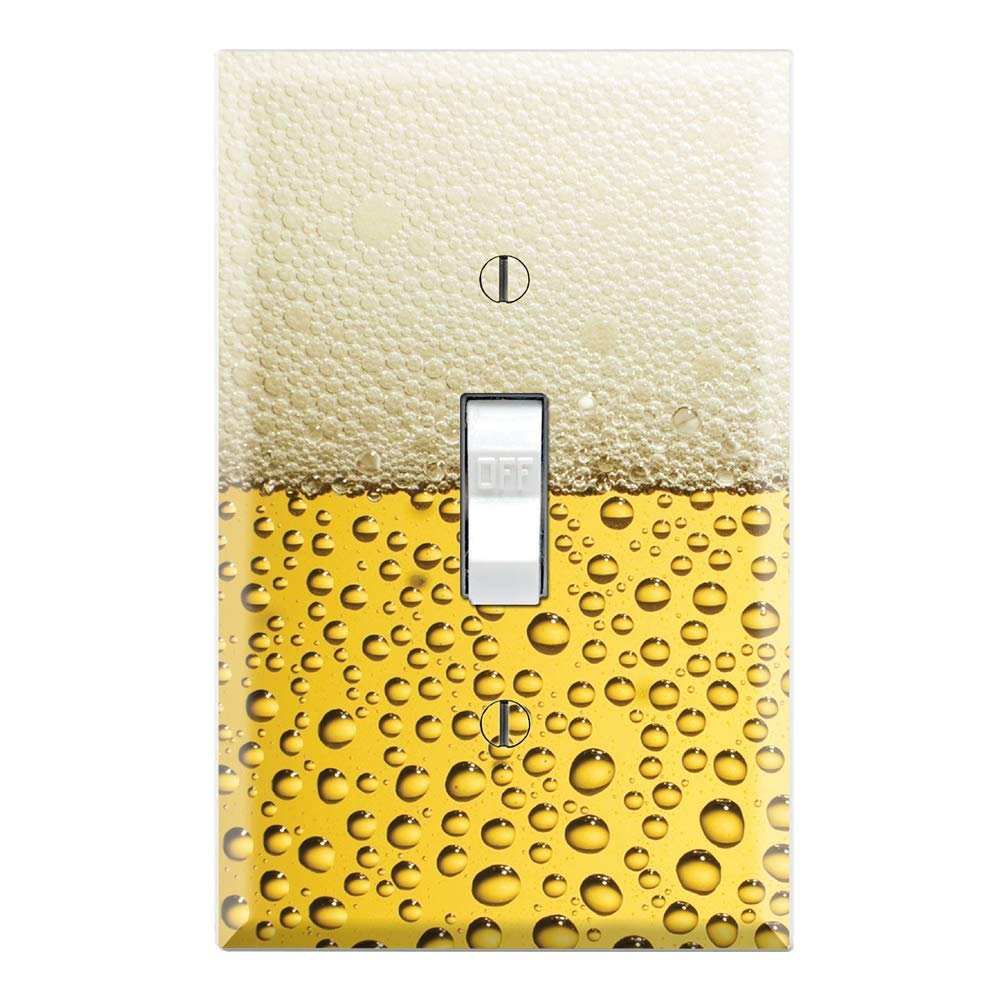 Graphics Wallplates - I Love Beer - Single Toggle Wall Plate Cover
