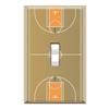Graphics Wallplates - Basketball Court - Single Toggle Wall Plate Cover view 1