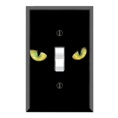 Graphics Wallplates - Cat Eyes - Single Toggle Wall Plate Cover