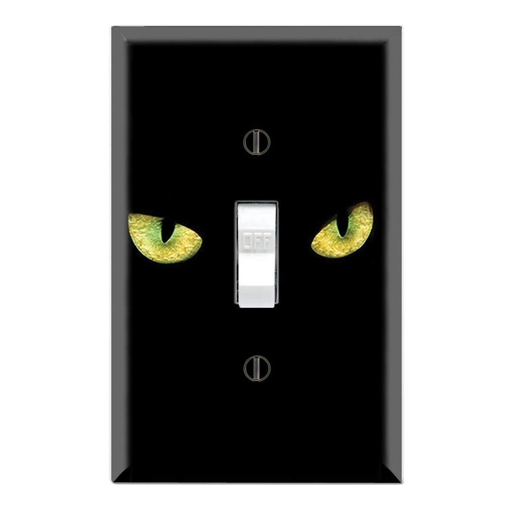 Graphics Wallplates - Cat Eyes - Single Toggle Wall Plate Cover