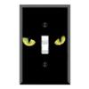 Graphics Wallplates - Cat Eyes - Single Toggle Wall Plate Cover view 1
