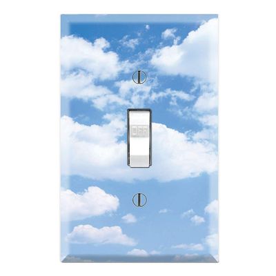 Graphics Wallplates - Clouds - Single Toggle Wall Plate Cover