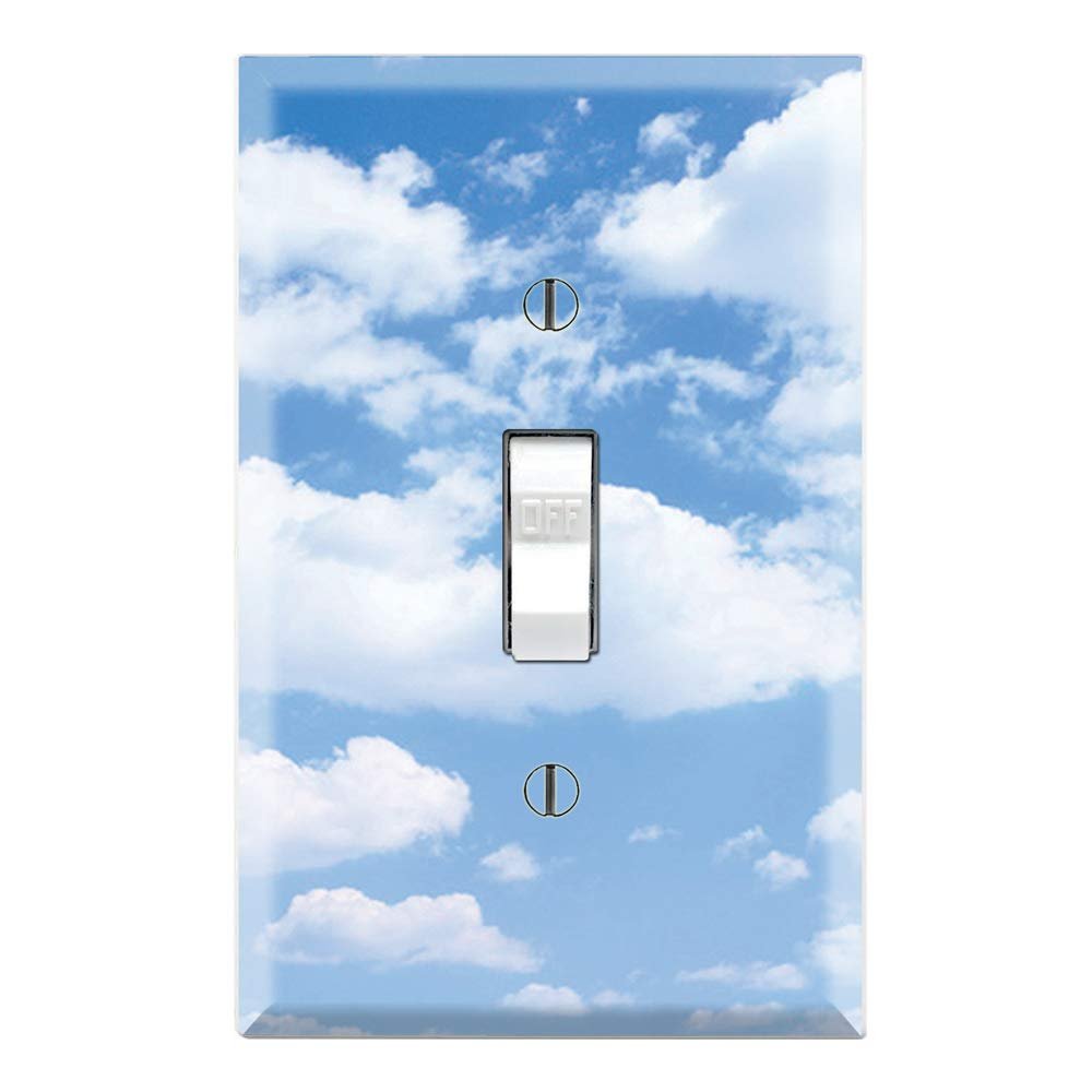 Graphics Wallplates - Clouds - Single Toggle Wall Plate Cover